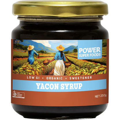 Power Super Foods Yacon Syrup Certified Organic 250g - Power Super Foods