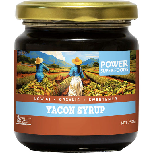 Power Super Foods Yacon Syrup Certified Organic 250g - Power Super Foods