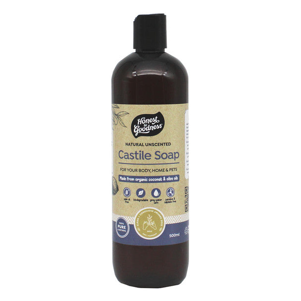 Honest to Goodness Natural Unscented Castile Soap