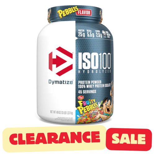 DYMATIZE NUTRITION ISO 100 Hydrolyzed 100% Whey Protein Isolate CLEARANCE