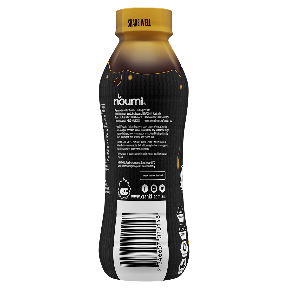 CRANKT Protein Shake 400ml