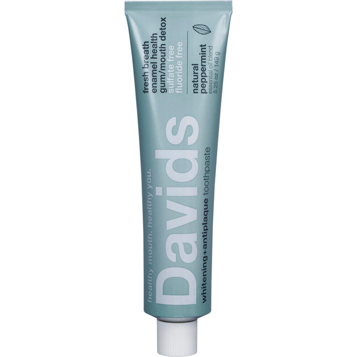 Davids Hydroxi Toothpaste  Whitening + Antiplaque Peppermint 149g - Davids Hydroxi Toothpaste