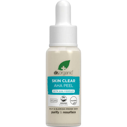 Dr. Organic AHA Peel Skin Clear 30ml - Dr. Organic