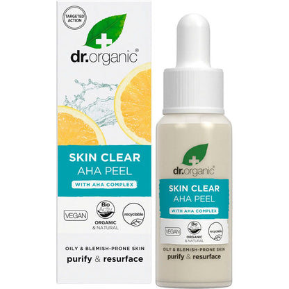 Dr. Organic AHA Peel Skin Clear 30ml - Dr. Organic