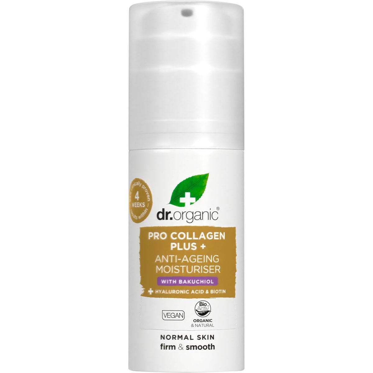 Dr. Organic Pro Collagen Plus+ Anti-Ageing Moisturiser Bakuchiol 50ml - Dr. Organic