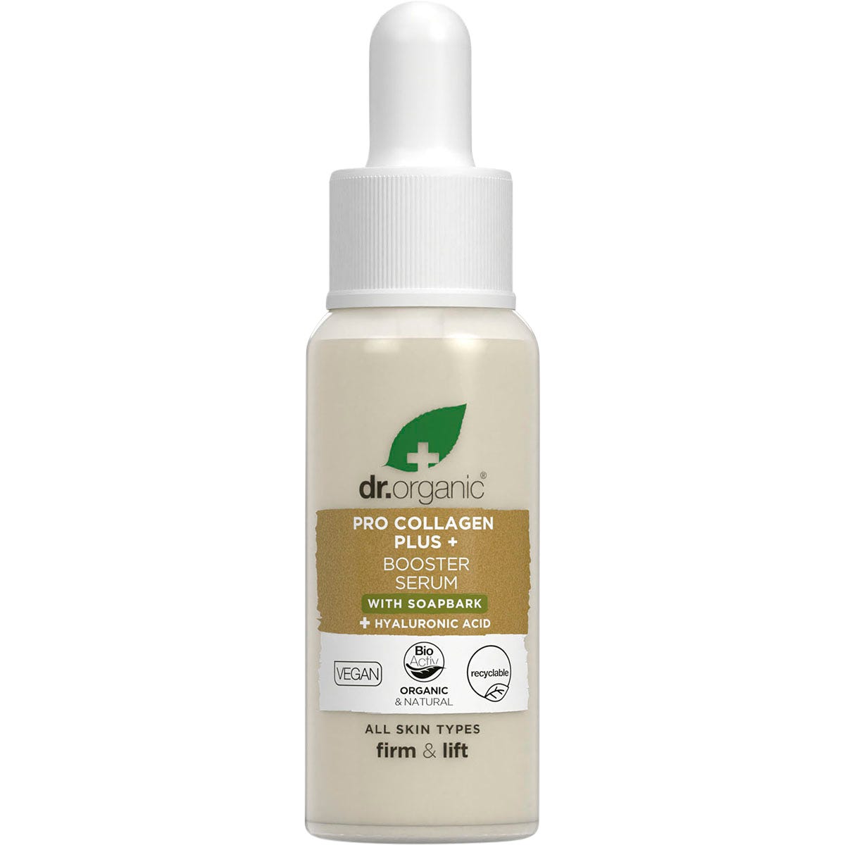 Dr. Organic Pro Collagen Plus+ Booster Serum Soapbark 30ml - Dr. Organic