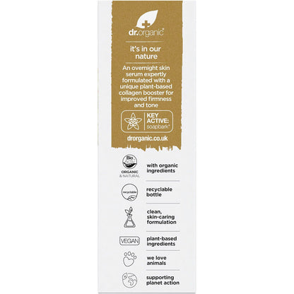Dr. Organic Pro Collagen Plus+ Booster Serum Soapbark 30ml - Dr. Organic