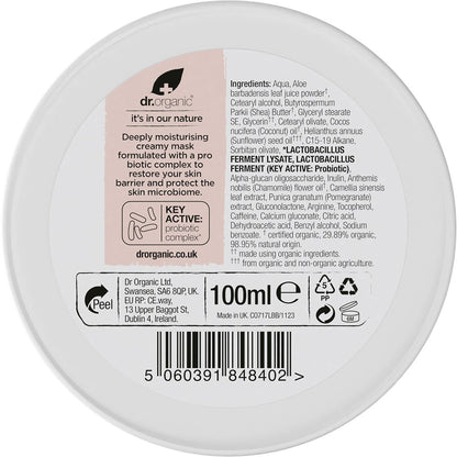 Dr. Organic Skin Calm Probiotic Recovery Mask 100ml - Dr. Organic