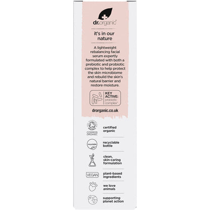 Dr. Organic Skin Calm Probiotic Protection Serum 30ml - Dr. Organic