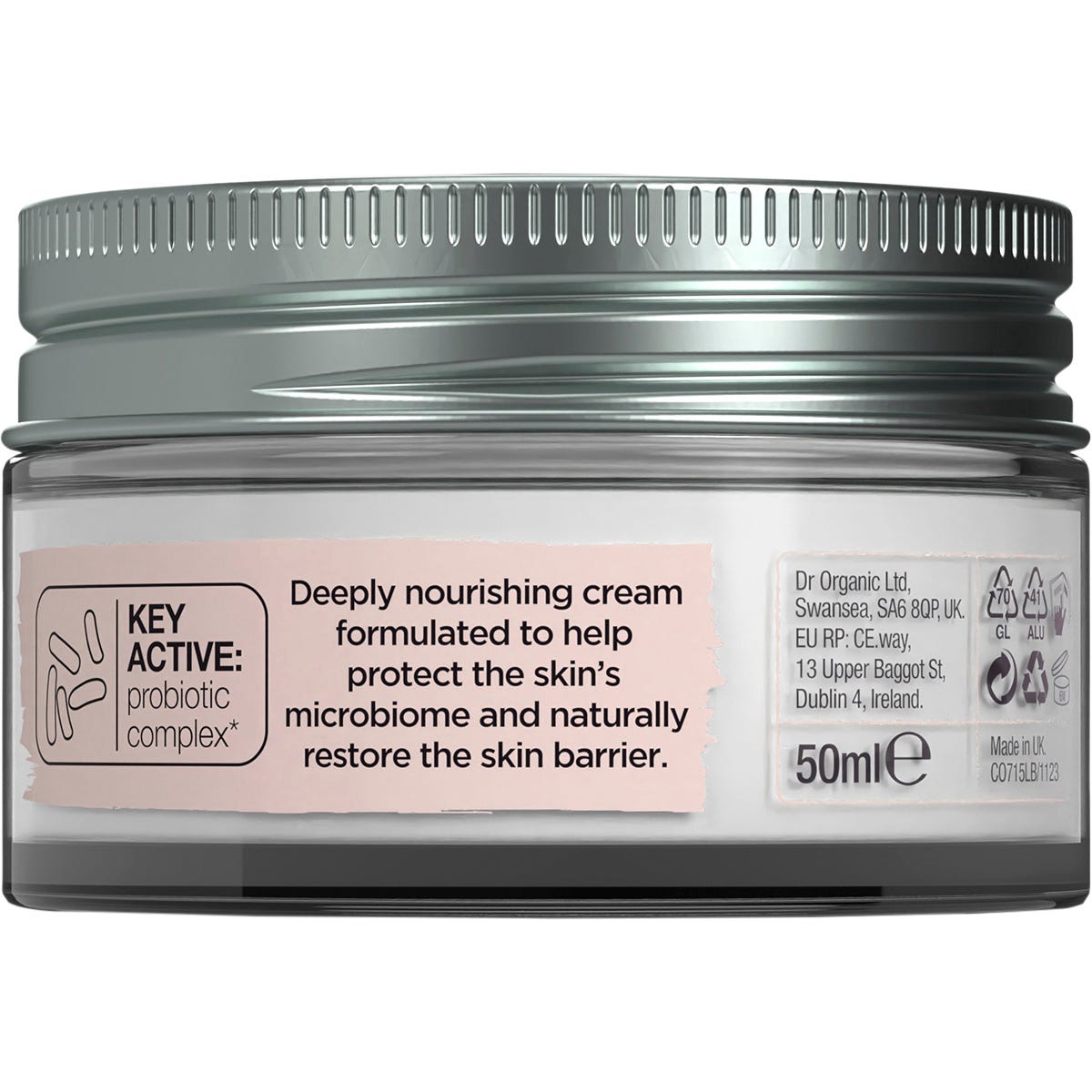 Dr. Organic Skin Calm Probiotic Concentrated Cream 50ml - Dr. Organic