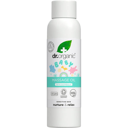 Dr. Organic Baby Massage Oil with Calendula 150ml - Dr. Organic