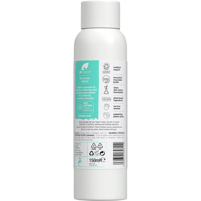 Dr. Organic Baby Massage Oil with Calendula 150ml - Dr. Organic