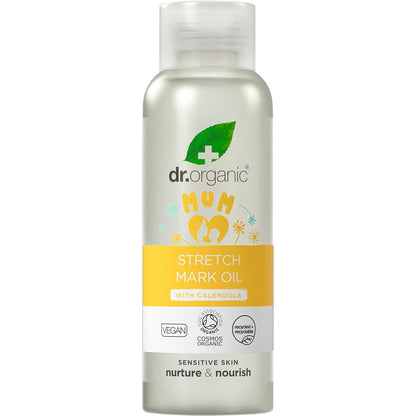 Dr. Organic Mum Stretch Mark Oil with Calendula 100ml - Dr. Organic