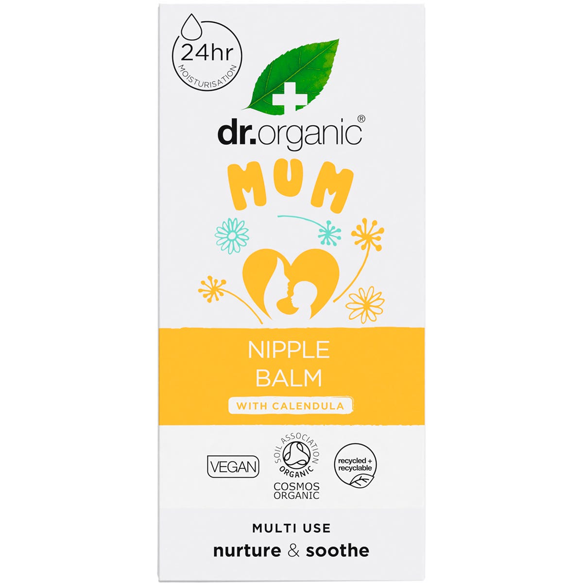 Dr. Organic Mum Nipple Balm with Calendula 30ml - Dr. Organic