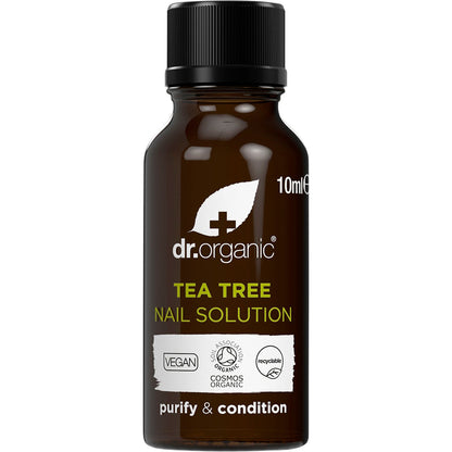 Dr. Organic Tea Tree Nail Solution 10ml - Dr. Organic