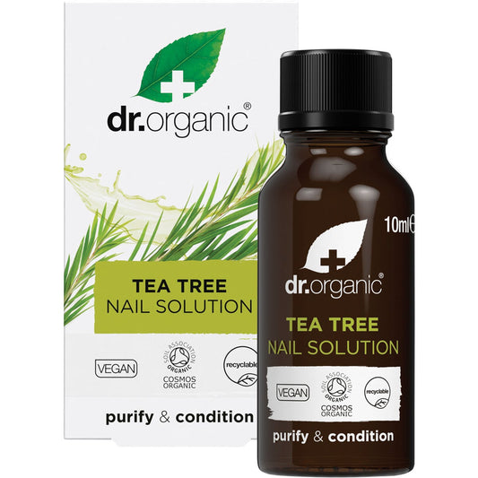 Dr. Organic Tea Tree Nail Solution 10ml - Dr. Organic