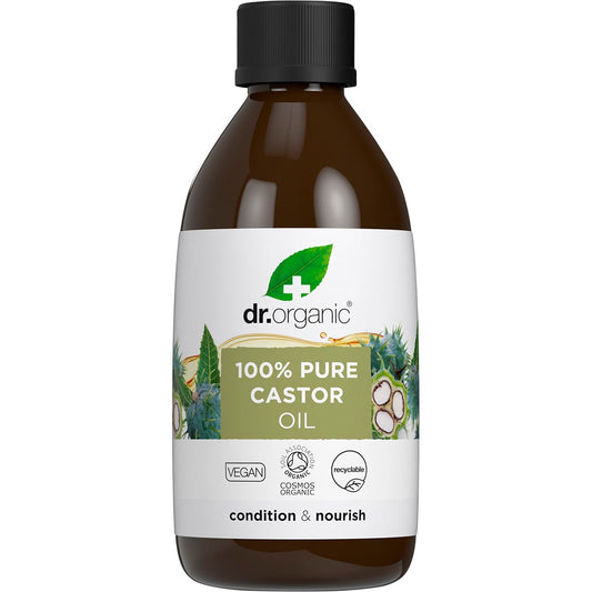 Dr. Organic Castor Oil 100% Pure 250ml - Dr. Organic