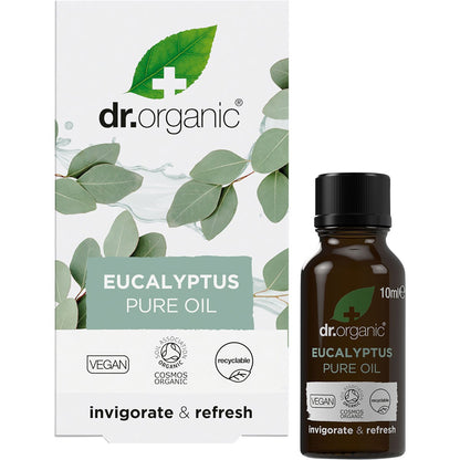 Dr. Organic Eucalyptus Oil 100% Pure 10ml - Dr. Organic