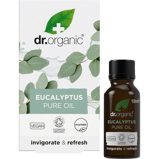 Dr. Organic Eucalyptus Oil 100% Pure 10ml - Dr. Organic