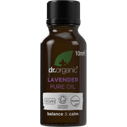 Dr. Organic Lavender Oil 100% Pure 10ml - Dr. Organic