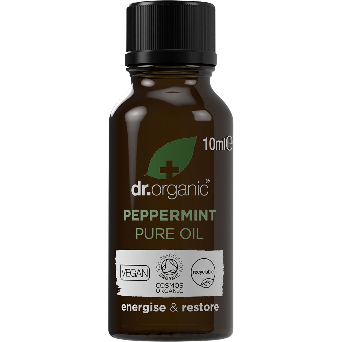 Dr. Organic Peppermint Oil 100% Pure 10ml - Dr. Organic