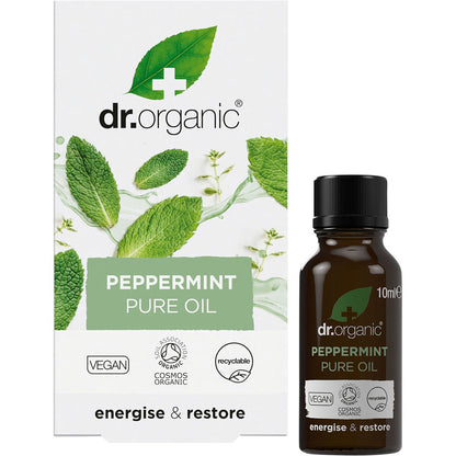 Dr. Organic Peppermint Oil 100% Pure 10ml - Dr. Organic