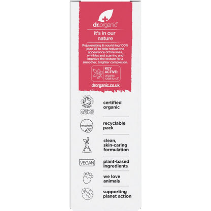 Dr. Organic Rosehip Oil 100% Pure 50ml - Dr. Organic