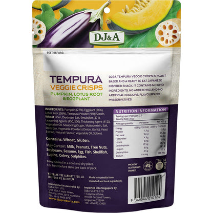 DJ&A Tempura Veggie Crisps 9x70g - DJ&A
