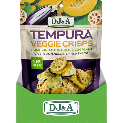 DJ&A Tempura Veggie Crisps 9x70g - DJ&A