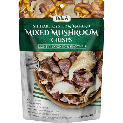 DJ&A Mixed Mushroom Crisps 9x65g - DJ&A