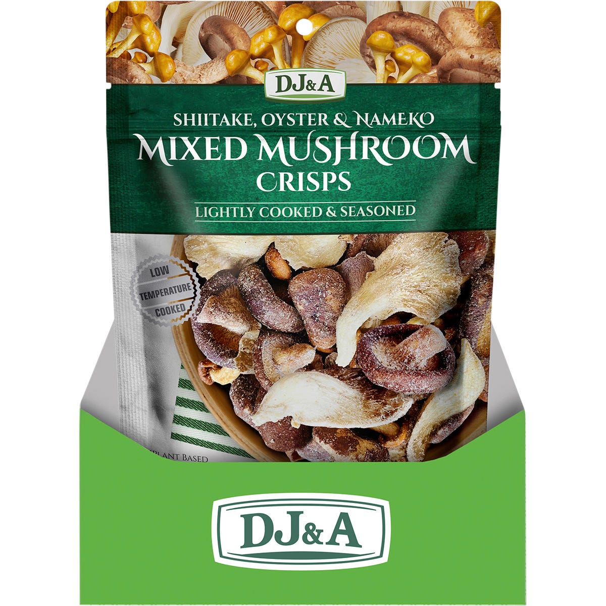 DJ&A Mixed Mushroom Crisps 9x65g - DJ&A