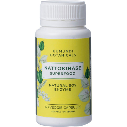 Eumundi Botanicals Nattokinase Natural Soy Enzyme 60 Caps - Eumundi Botanicals