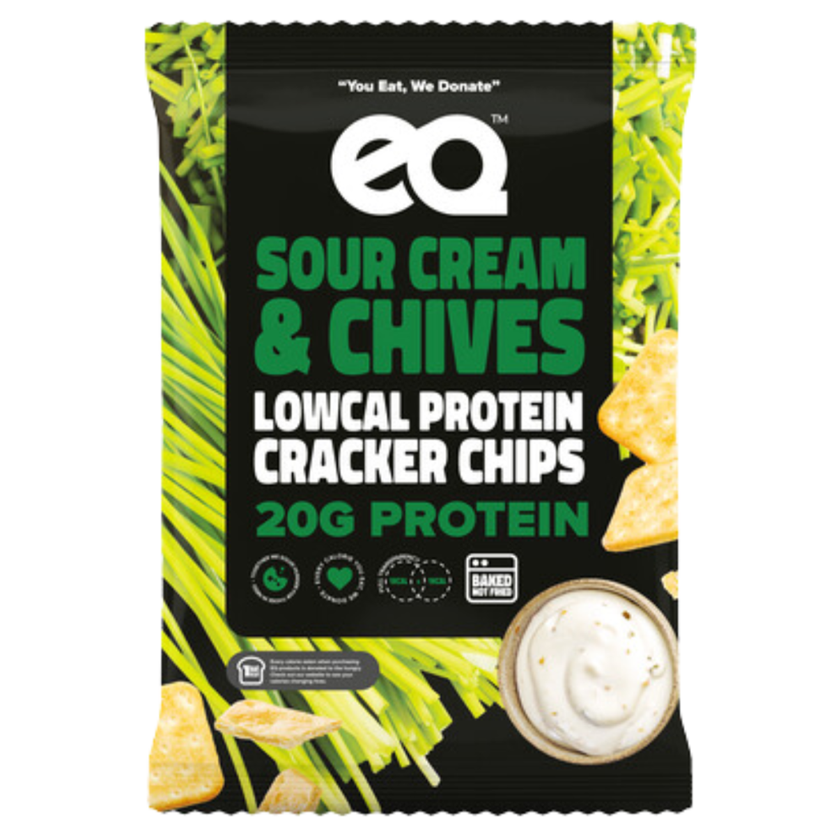 EQ Lowcal Protein Cracker Chips