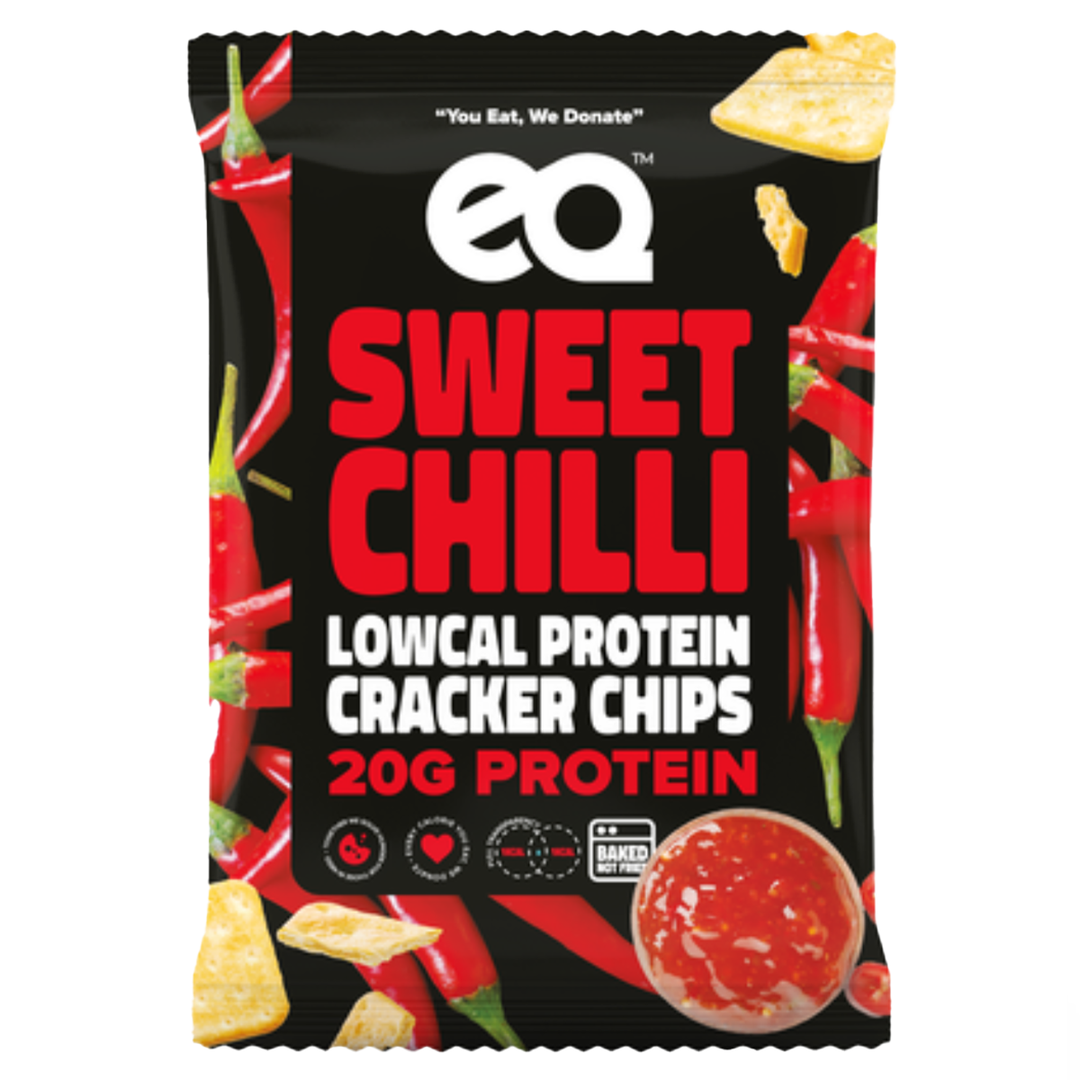 EQ Lowcal Protein Cracker Chips