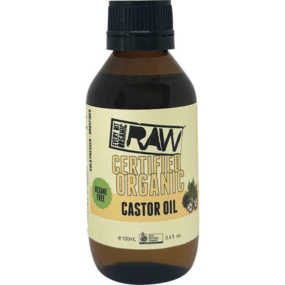 Every Bit Organic Castor Oil - Amber Glass Bottle 100ml - Every Bit Organic