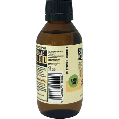 Every Bit Organic Castor Oil - Amber Glass Bottle 100ml - Every Bit Organic