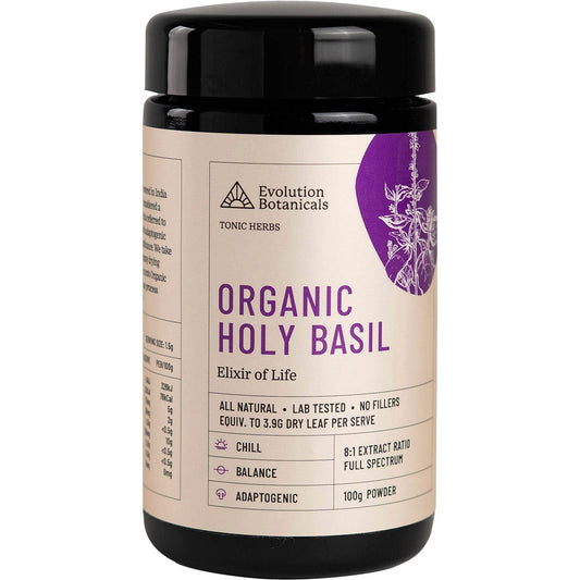 Evolution Botanicals Organic Holy Basil 100g - Evolution Botanicals