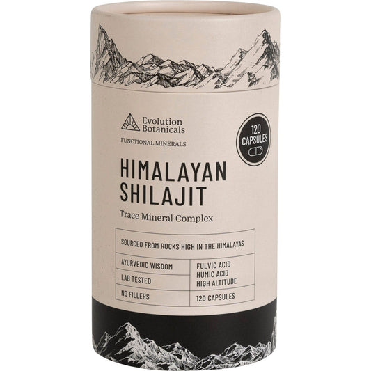 Evolution Botanicals Himalayan Shilajit Trace Mineral Complex 120 Caps - Evolution Botanicals