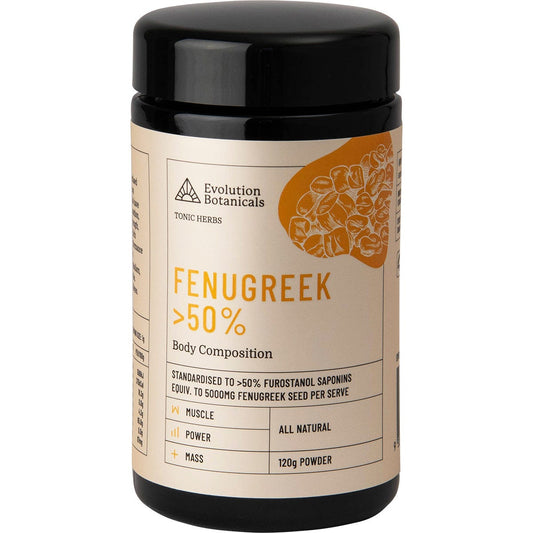 Evolution Botanicals Fenugreek >50% Body Composition 120g - Evolution Botanicals