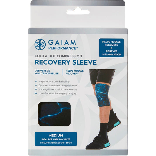 Gaiam Cold & Hot Compression Recovery Sleeve Medium - Gaiam
