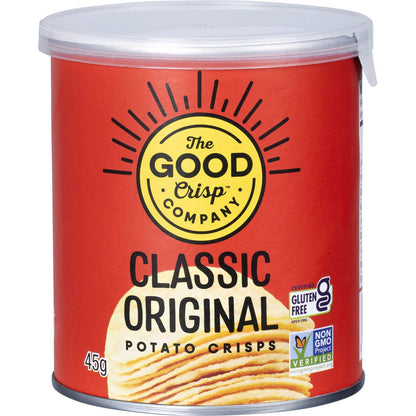 The Good Crisp Company Potato Crisps Classic Original 12x45g - The Good Crisp Company