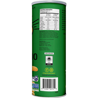 The Good Crisp Company Potato Crisps Spicy Jalapeno 8x160g - The Good Crisp Company