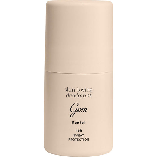 Gem Skin-Loving Roll On Deodorant Santal 50ml - Gem