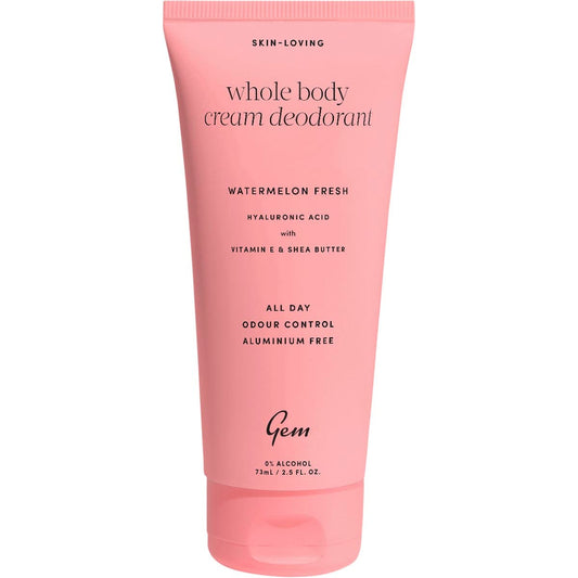 Gem Whole Body Cream Deodorant Watermelon Fresh 73ml - Gem