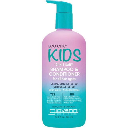 Giovanni Eco Chic Kids 2-in-1 Daily Shampoo & Conditioner 487ml - Giovanni