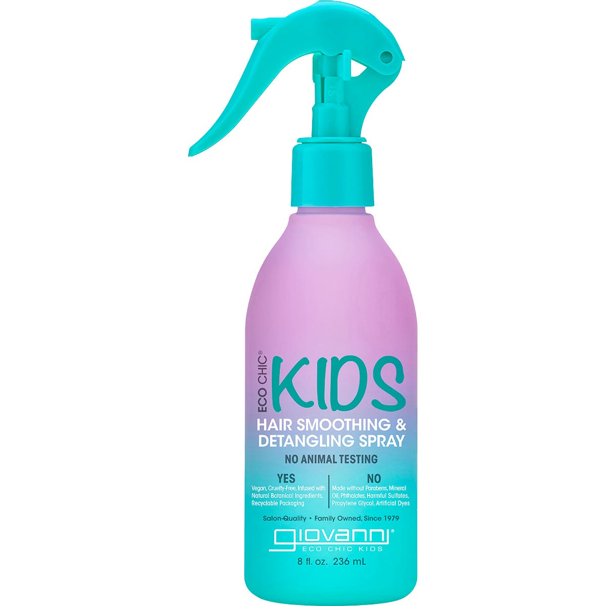 Giovanni Eco Chic Kids Hair Smoothing & Detangling Spray 236ml - Giovanni