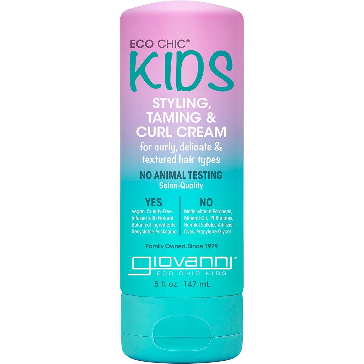 Giovanni Eco Chic Kids Styling, Taming & Curl Cream 147ml - Giovanni