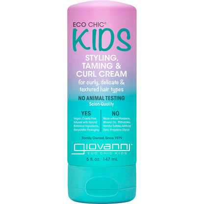 Giovanni Eco Chic Kids Styling, Taming & Curl Cream 147ml - Giovanni
