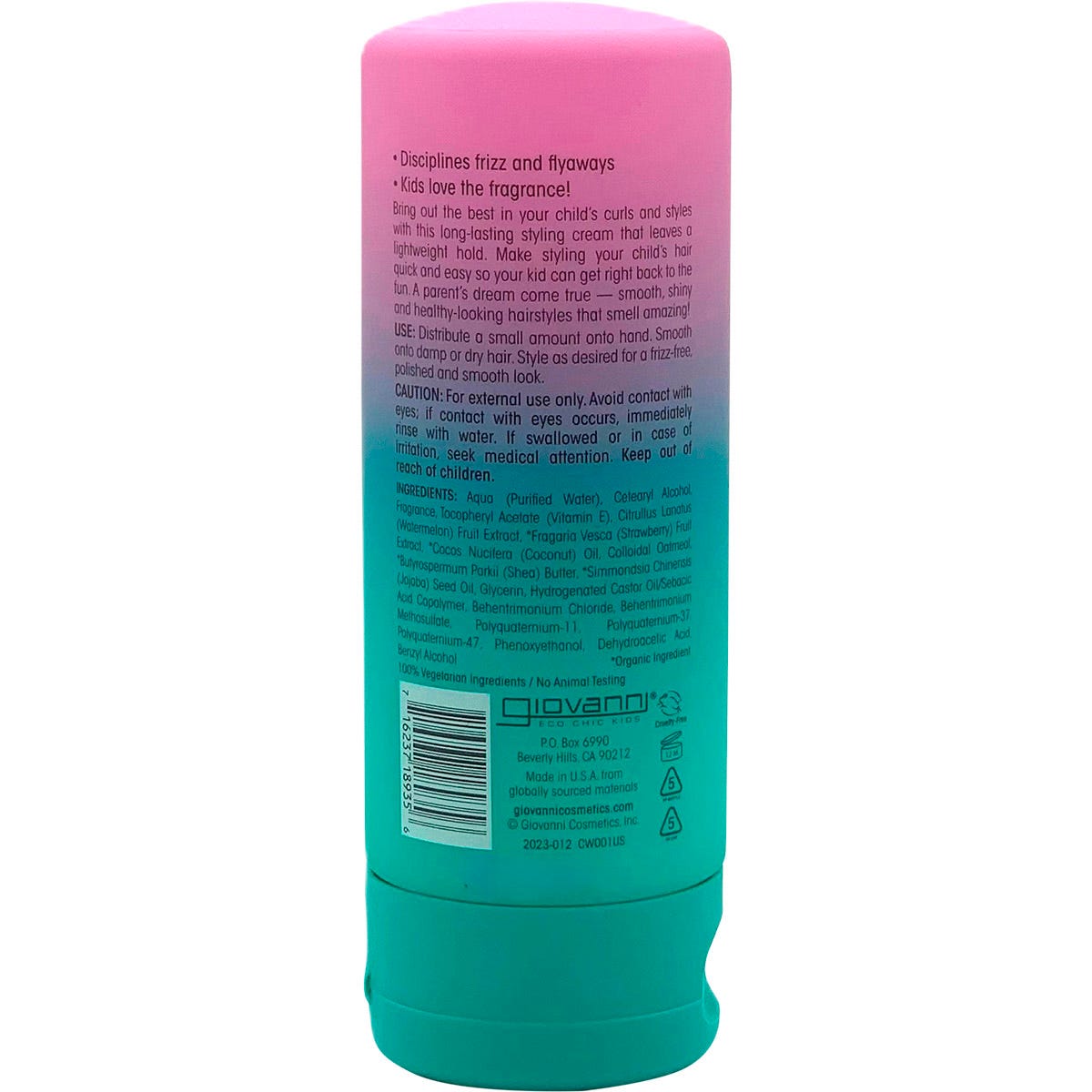 Giovanni Eco Chic Kids Styling, Taming & Curl Cream 147ml - Giovanni