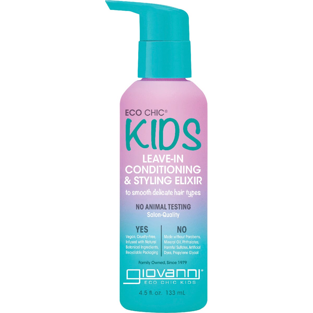 Giovanni Eco Chic Kids Leave-In Conditioning Elixir 133ml - Giovanni
